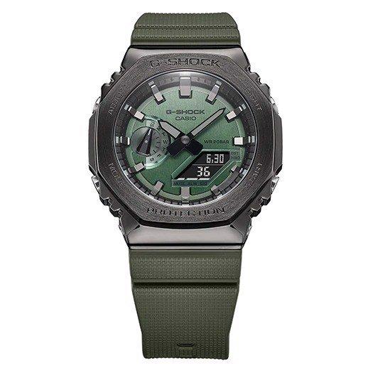 Đồng Hồ Nam Dây Nhựa Casio G-Shock GM-2100B-3ADR Chính Hãng - GM-2100B-3A Mặt Kim Loại