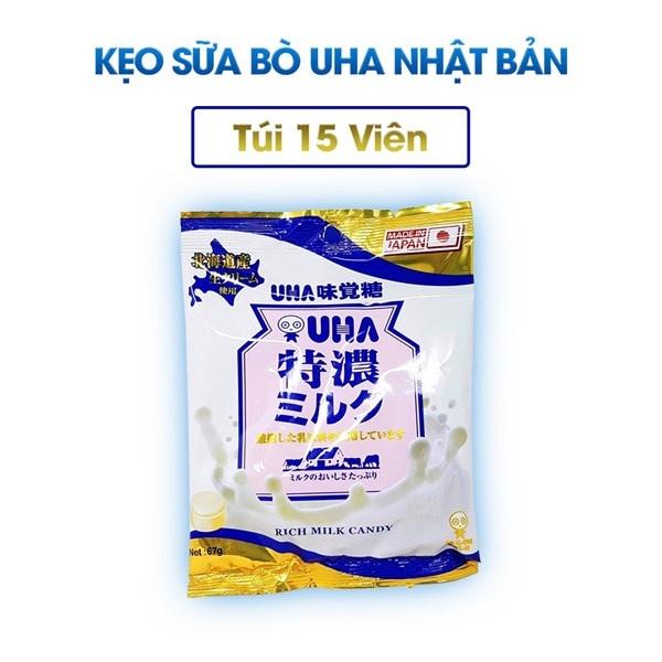 Kẹo UHA Sữa Tokuno 67g