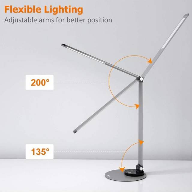 Đèn LED Chống Cận 10W Taotronics TT-DL22 Thân Kim Loại New - CHÍNH HÃNG ĐEN