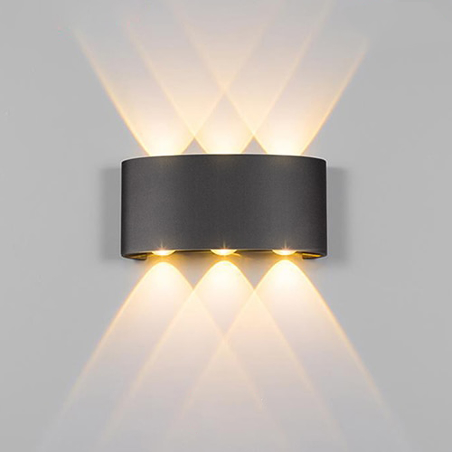 Đèn LED gắn tường trang trí 6 vệt sáng cao cấp