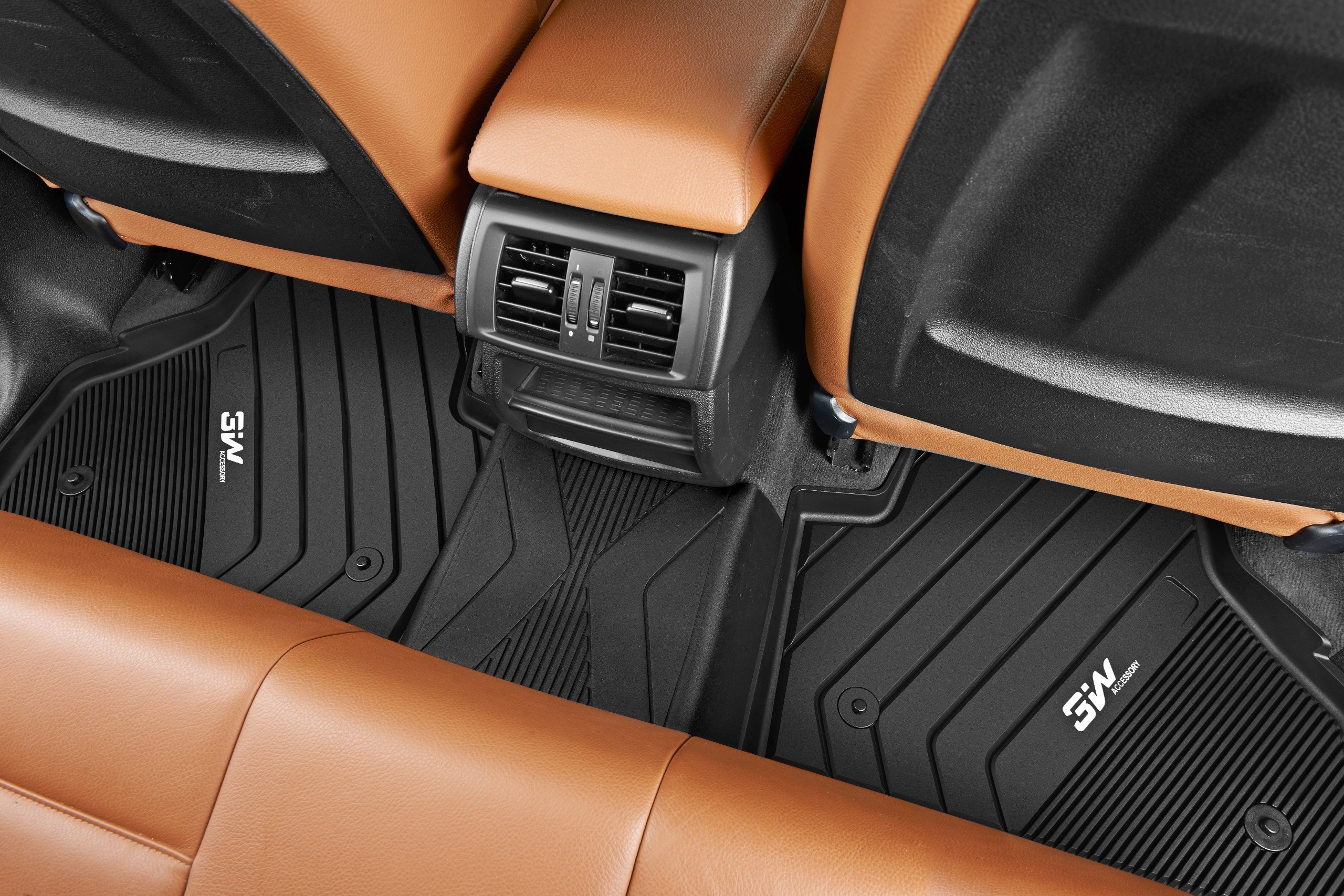 Thảm lót sàn xe ô tô BMW X5 2013-3018 / Lux sa Nhãn hiệu Macsim 3W chất liệu nhựa TPE đúc khuôn cao cấp - màu đen
