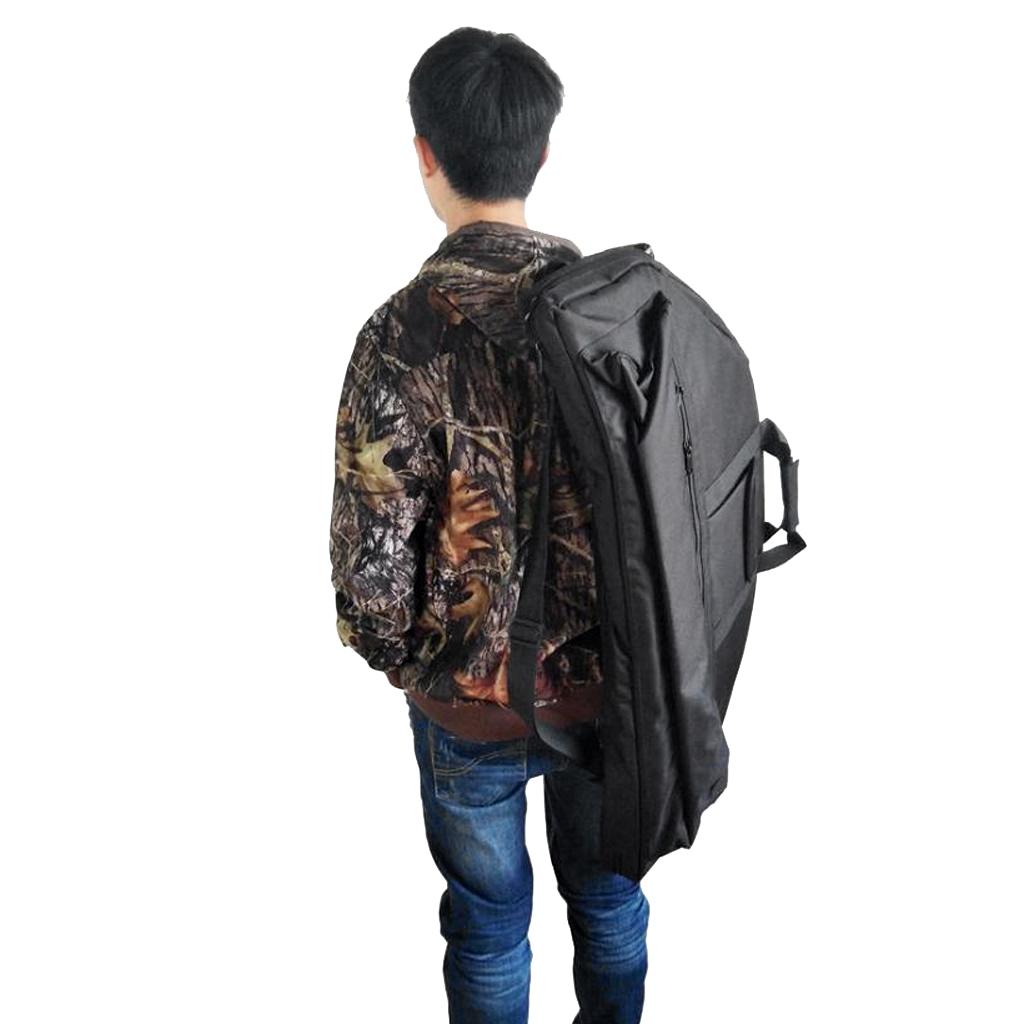 Black Durable Hunting Archery Compound Bow Bag Carry Case Hunting 95x41cm