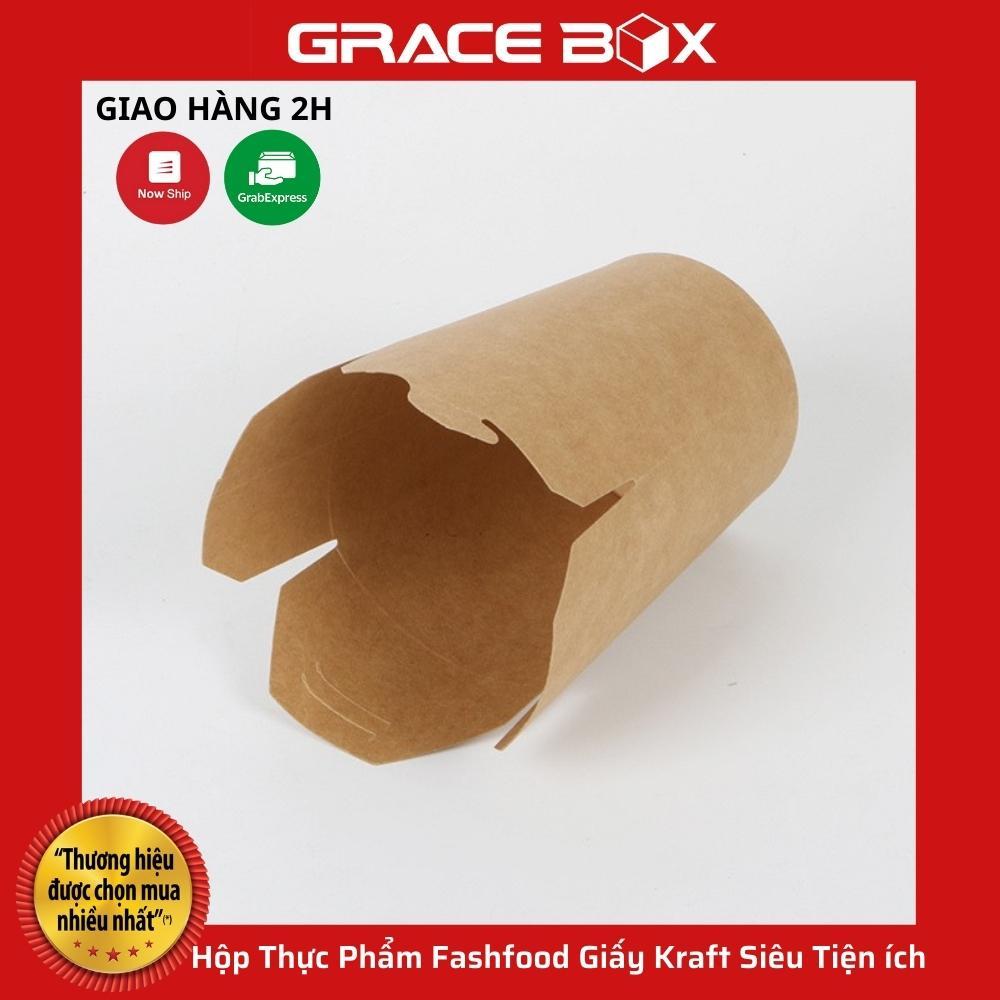 Lốc 10 Hộp Thực Phẩm Fashfood Giấy Kraft Siêu Tiện ích