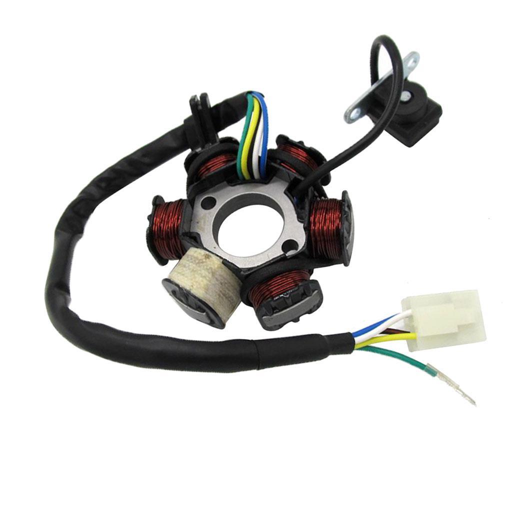 Stator Magneto 6 Coil 5 Wire 50cc 110cc 125cc 150cc Scooter Moped Bike ATV