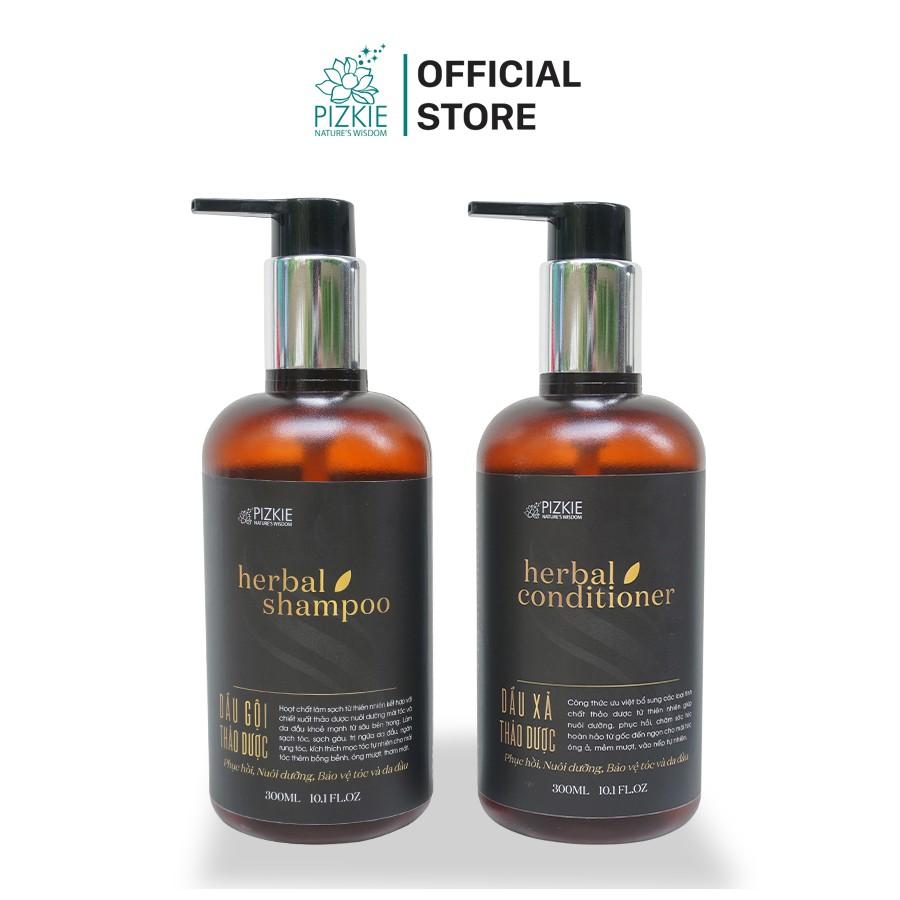 COMBO Dầu Gội - Xả Thảo Dược HERBAL SHAMPOO &amp; HERBAL CONDITIONER  300ml