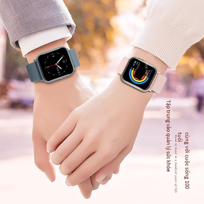 Phong cách mới nhất V6 vòng đeo tay thông minh mới ECG + PPG ECG huyết áp nhịp tim báo động oxy máu phát hiện giấc ngủ thể thao không thấm nước