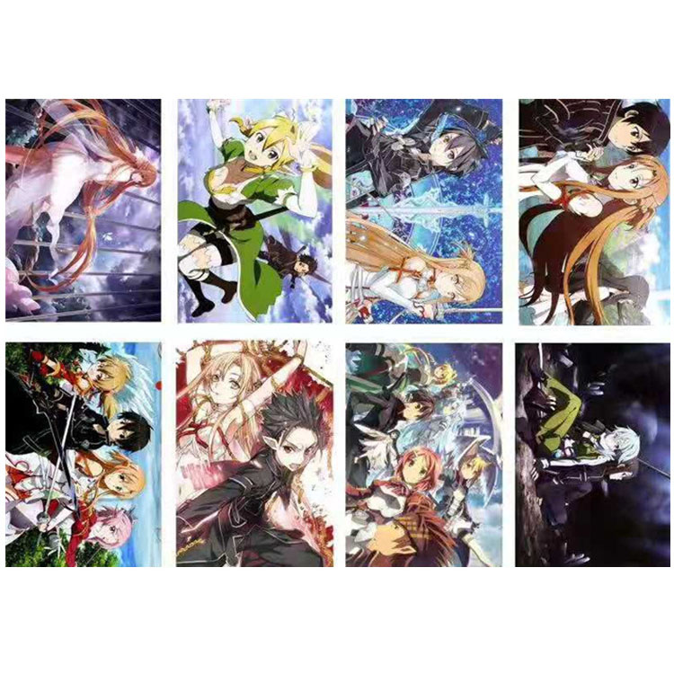 Bộ 8 Poster Sword Art Online