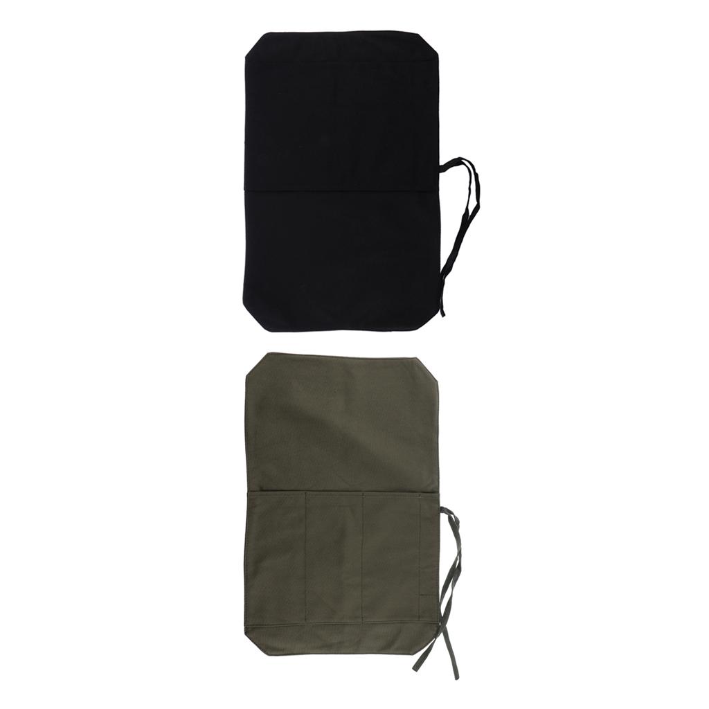 Chef's Knife Roll Bag Portable Travel Knife Case Carrier Storage Bag with 4 Slots