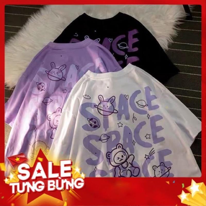 Áo Phông Unisex Form Rộng,Tay Lỡ,Cotton Oversize,Hình In Sắc Nét,Phong Cách Hàn Quốc TH205