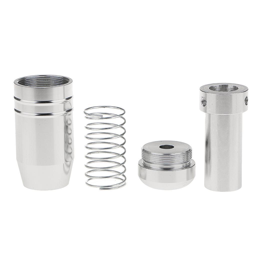 Silver Universal Aluminum Automatic Car Gear Shift Knob Manual Shifter Truck