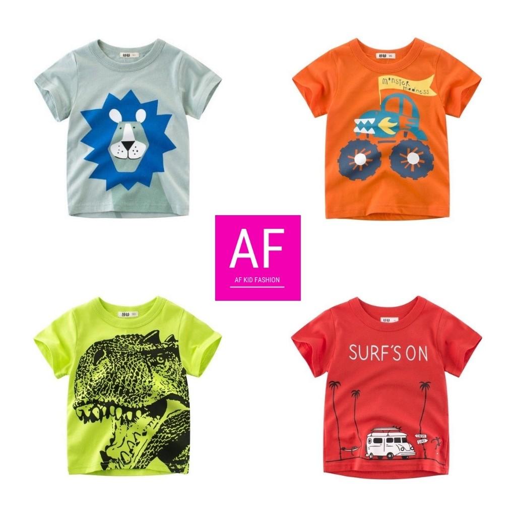 Áo bé trai, áo thun KONG cho bé in hình độc đáo chất cotton hàng xuất Âu Mỹ