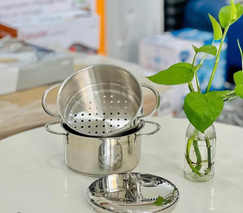 Nồi hấp mini WMF Vegetable Steamer with Lid 16cm hàng chính hãng