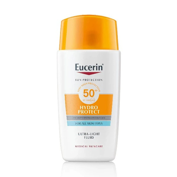 Kem chống nắng Eucerin Hydra Protect Ultra Light Fluid SPF 50+ 50ml - cho mọi loại da, da nhạy cảm