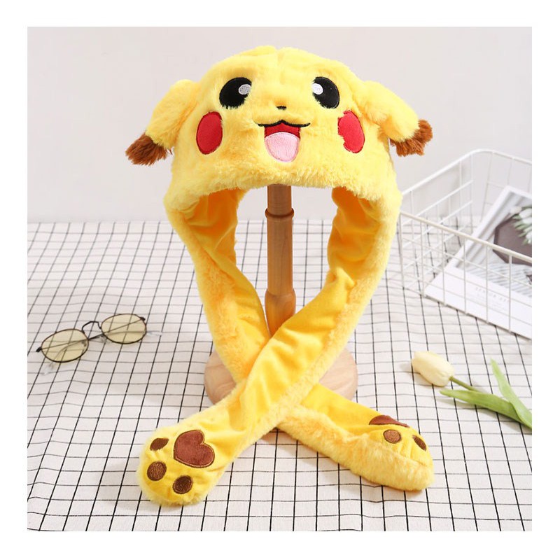 Mũ Nón Tai Giật TikTok Pikachu Cao Cấp