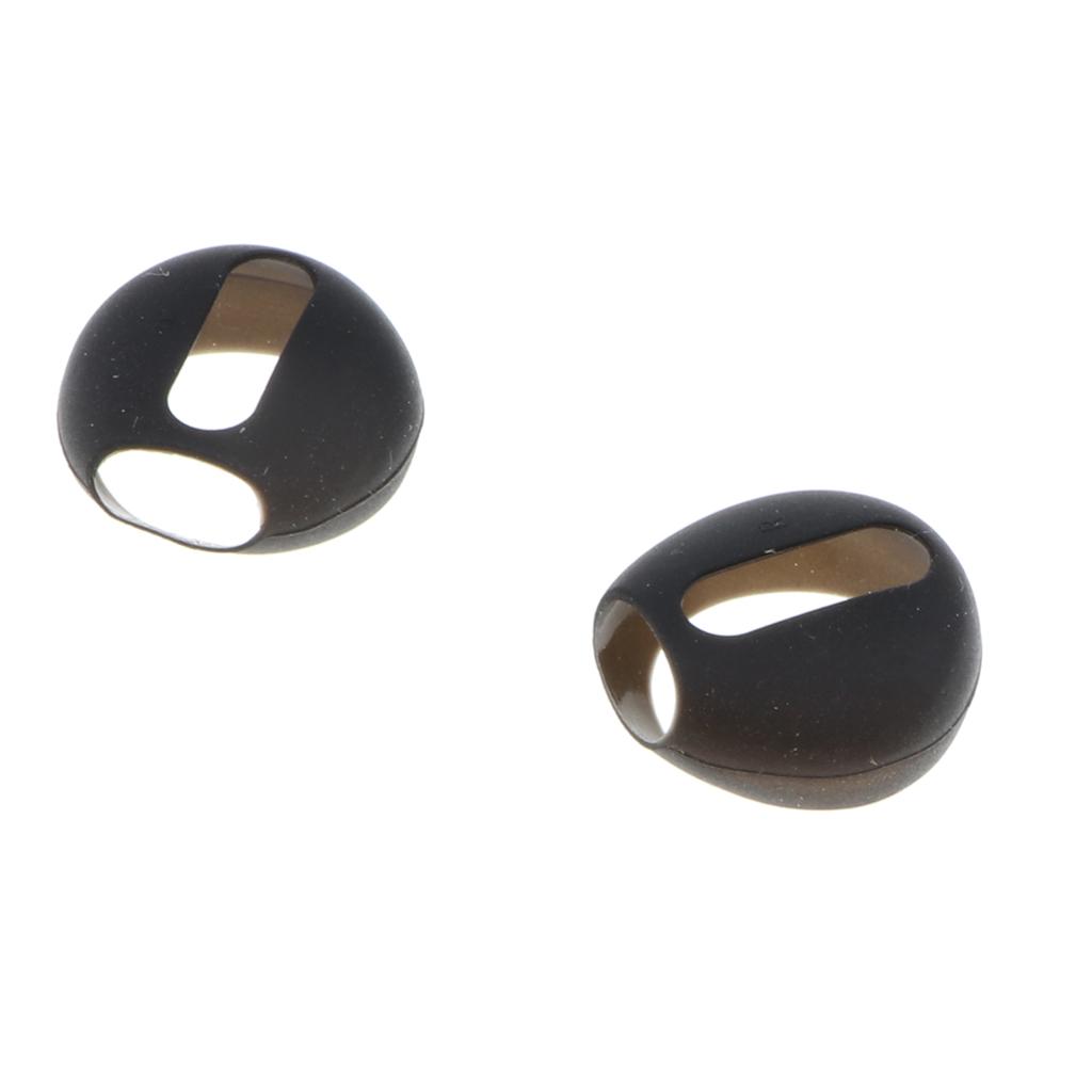 1 Pair Silicone Earbuds Ear Tips for  Black