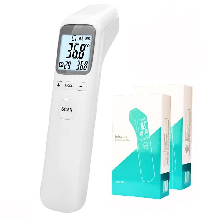Nhiệt kế hồng ngoại máy đo thân nhiệt màn hình hiển thị LCD cho kết qua đo sau 1 giây kết quả đo cực kì chính xác