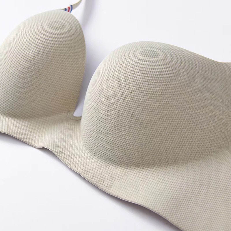 Áo ngực, Áo lót nữ su không gọng nâng ngực - Đen - 38/85AB