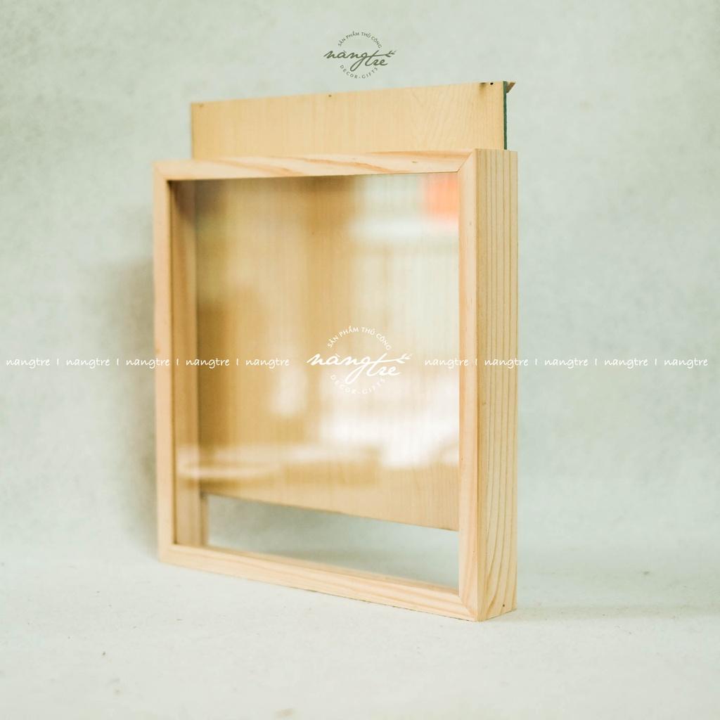 Khung tranh hộp - hộp gỗ trang trí
