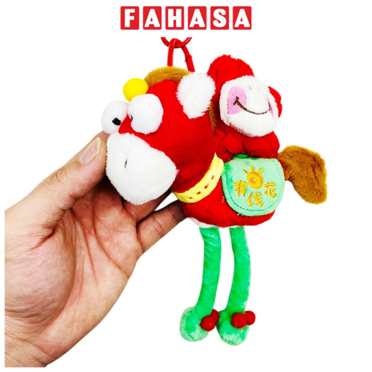 Móc Khoá Thú Bông Hình Ngựa - MSY01 - Màu Đỏ