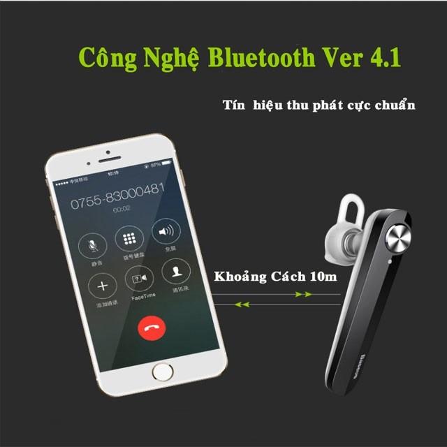 Tai nghe bluetooth Baseus A01 chính hãng Kết nối đồng thời với hai thiết bị.