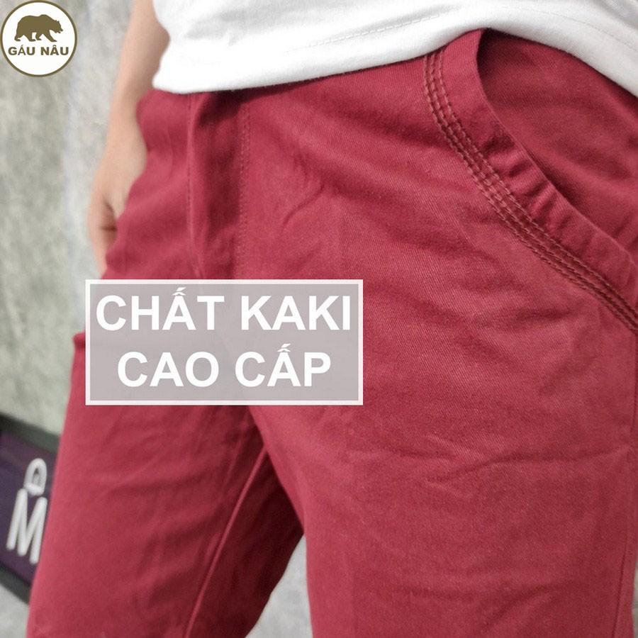 Quần short kaki nam GN131 [ có video ] màu chuẩn đẹp Gấu Nâu