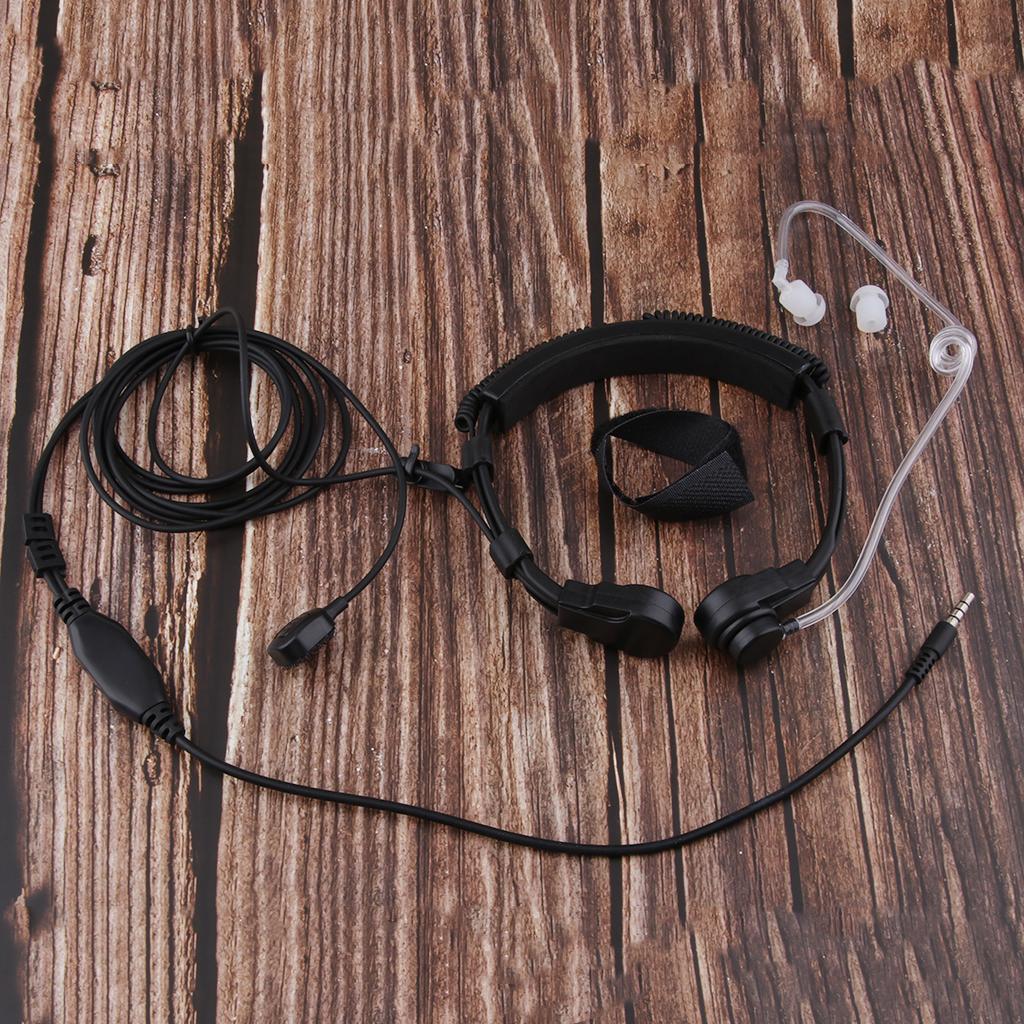 1Pin PTT Covert Acoustic Tube Earpiece with 3.5mm Plug for Radio Equipments