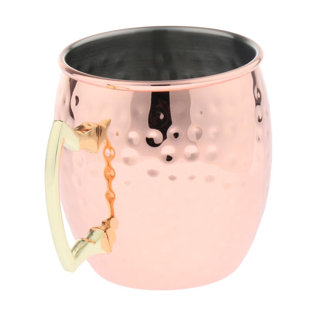 Moscow Mule Mugs Stainless Steel Mug, Drink Cup Perfect For Beer Free Gift