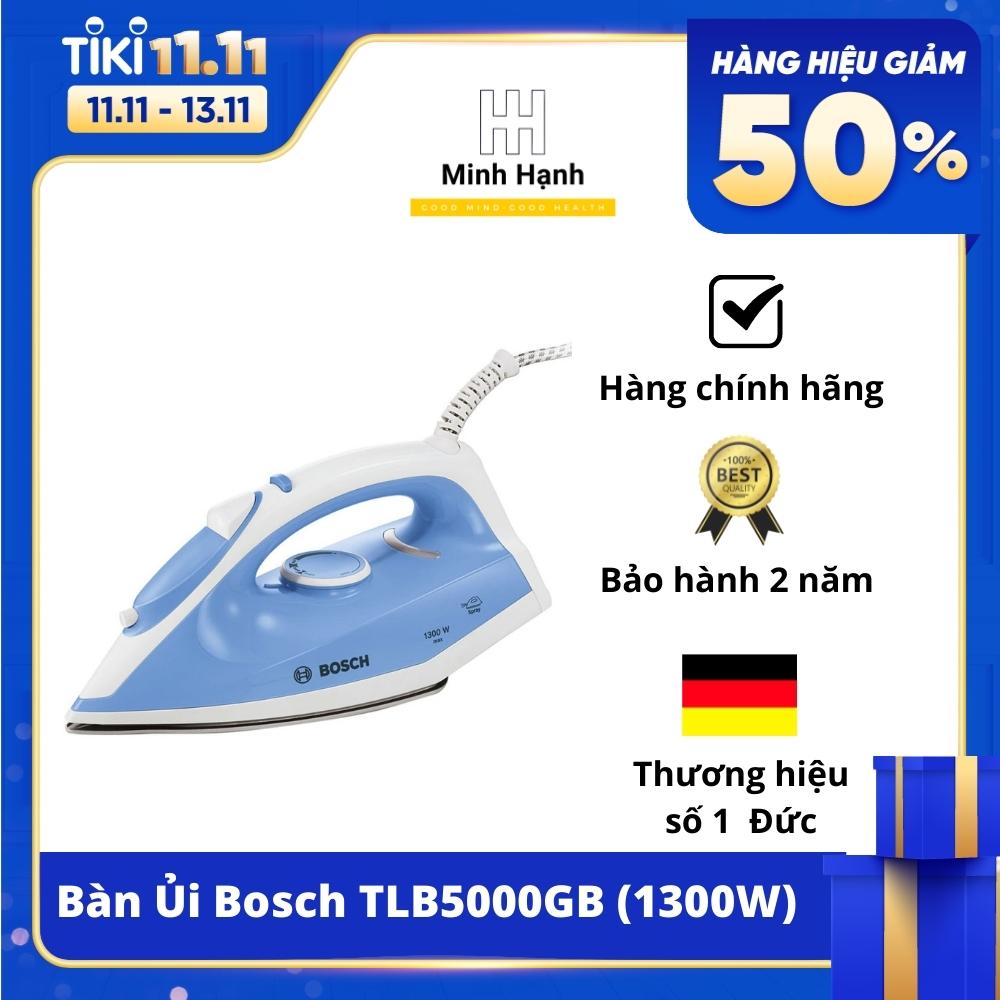 Bàn Ủi Hơi Nước Cầm Tay Bosch Hàng Chính Hãng TLB5000GB Thương hiệu Đức, Nhỏ Gọn, Ủi Nhanh Phẳng Đồ