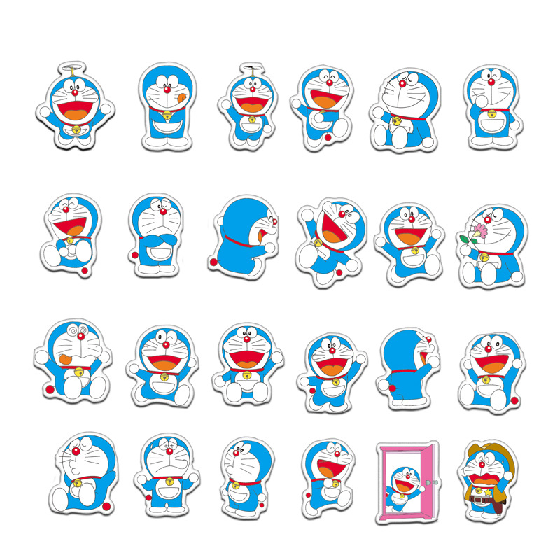 Sticker 61 miếng hình dán Doraemon - hàng nhập khẩu