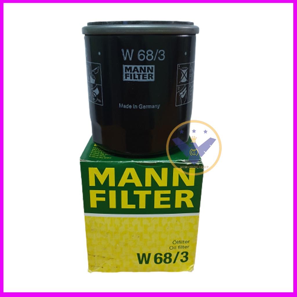 Lọc dầu nhớt Mann Filter cho xe Toyota Vios - Altis - Camry - W68/3