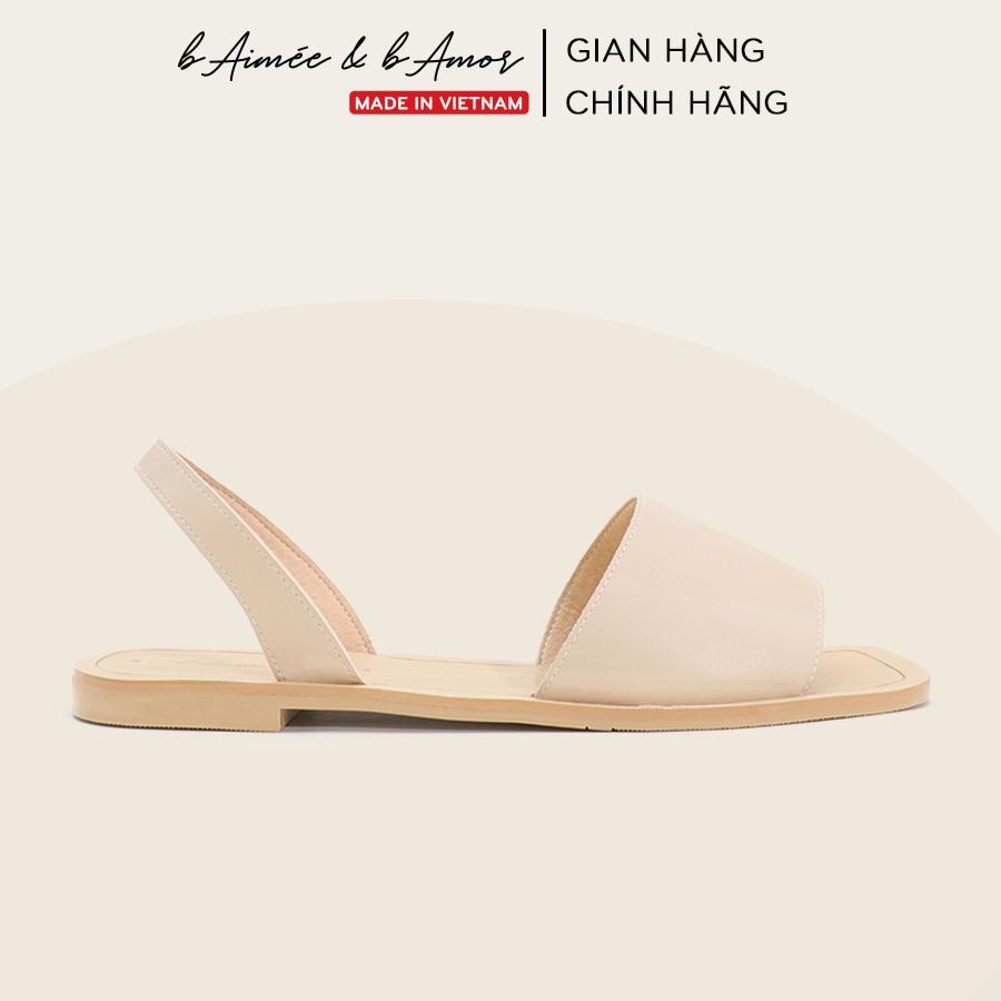 Xăng đan nữ quai hậu đi biển đế bệt dáng sandal quai ngang thời trang bAimée &amp; bAmor - MS1783