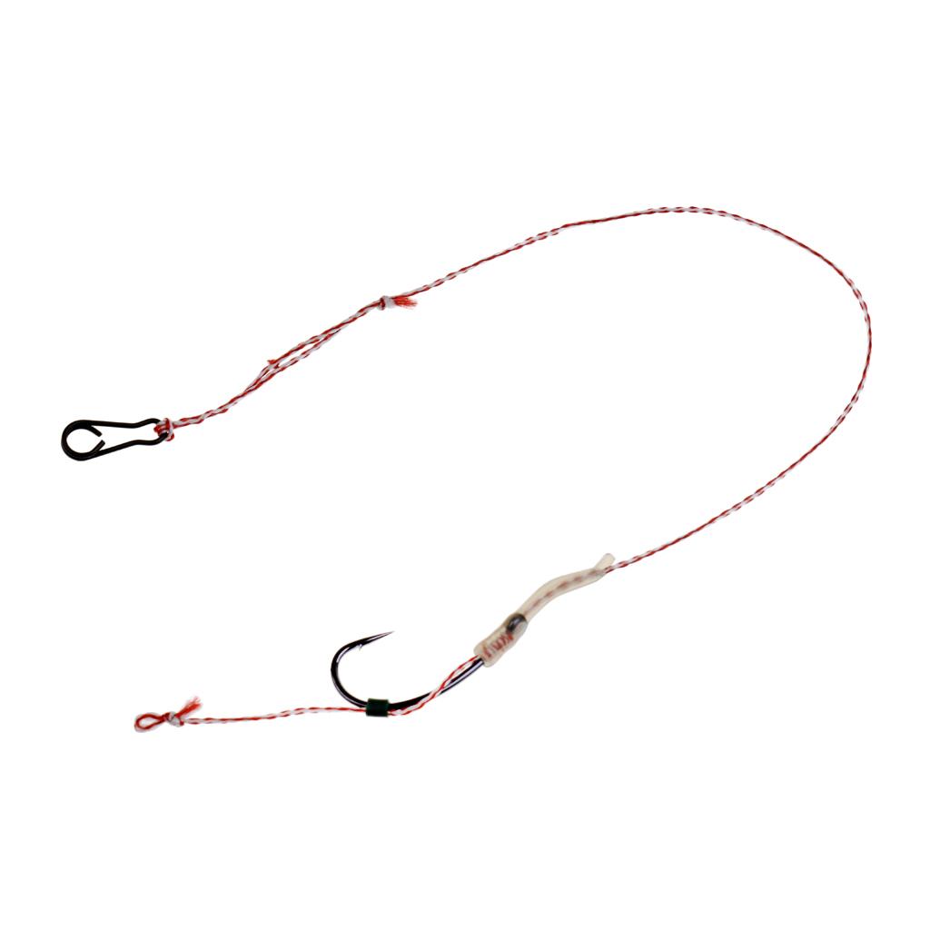 Hair Rigs Braid Carp Fishing Rig 6#/8#/10#/12# Carp Fishing Hook Tackle 6#