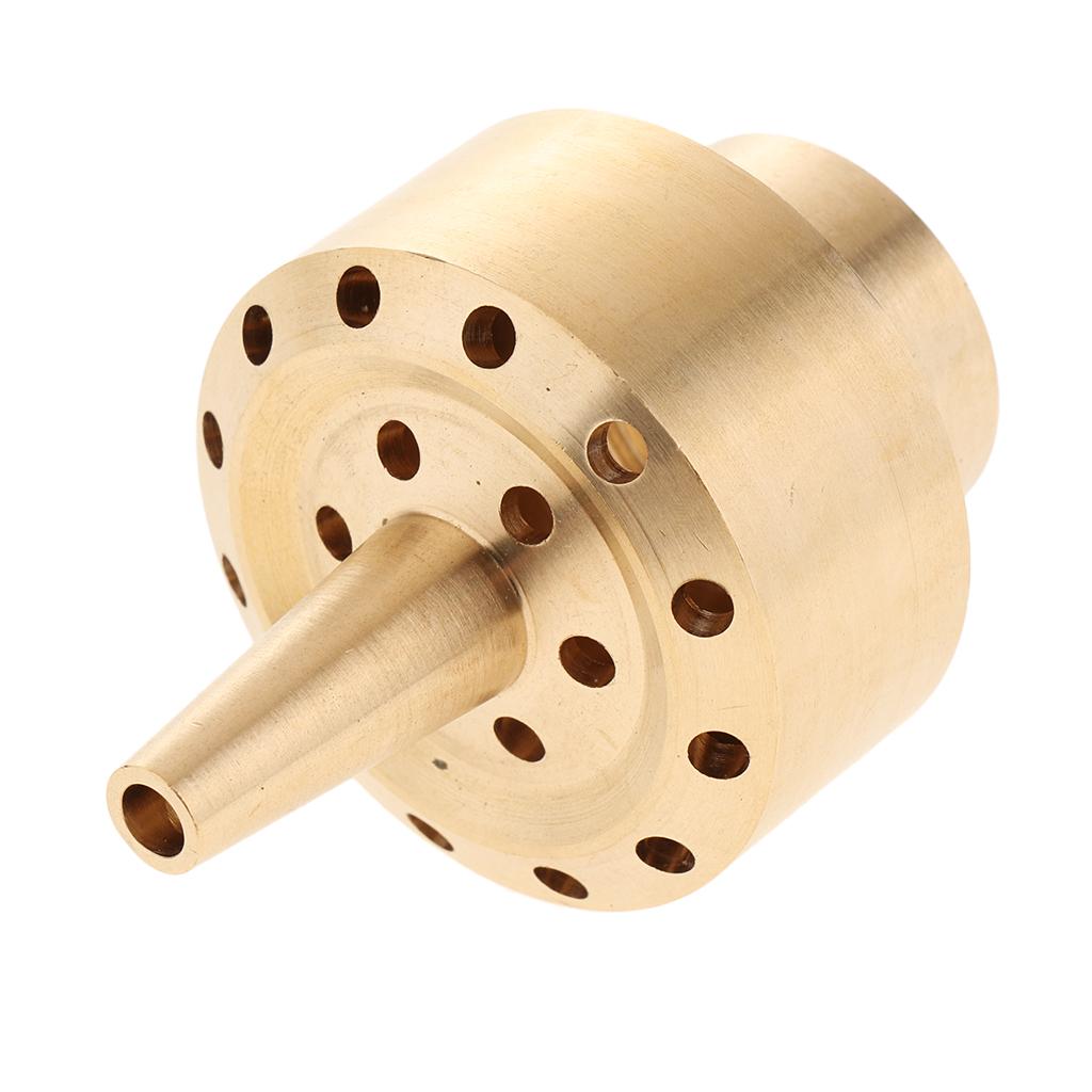 Brass Column Water Fountain Nozzle Spray Sprinkler Head Style Layer 0.5inch
