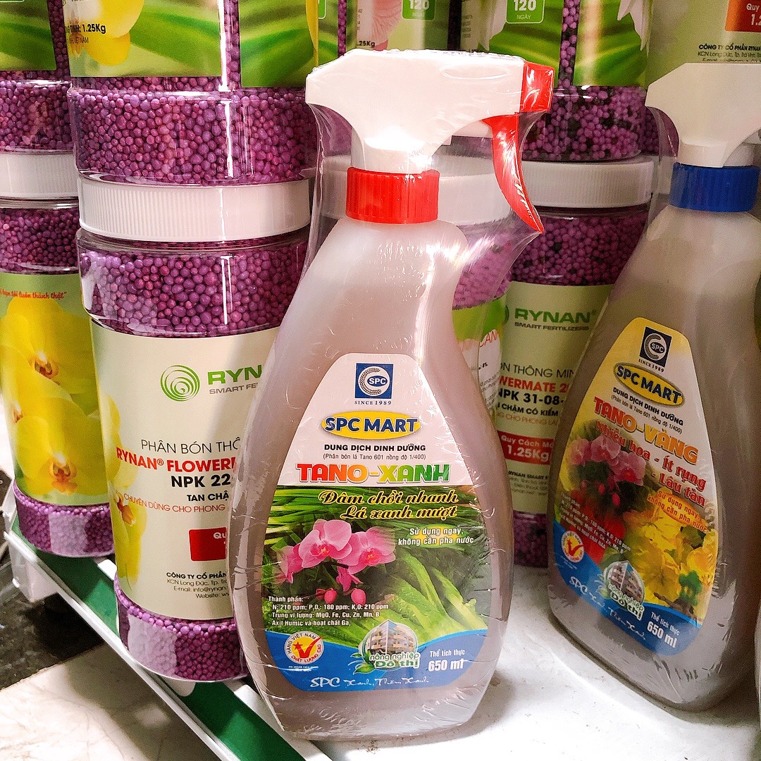PHÂN BÓN LÁ PHA SẴN TANO XANH ĐÂM CHỒI NHANH – LÁ XANH MƯỢT -650ML