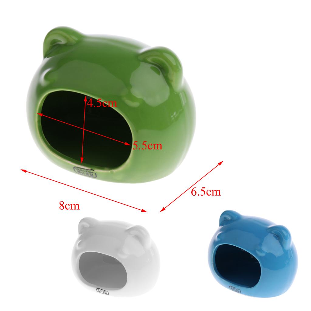 Hamster Bed Bear Shape Comfortable Sleeping Small Animal Pet House