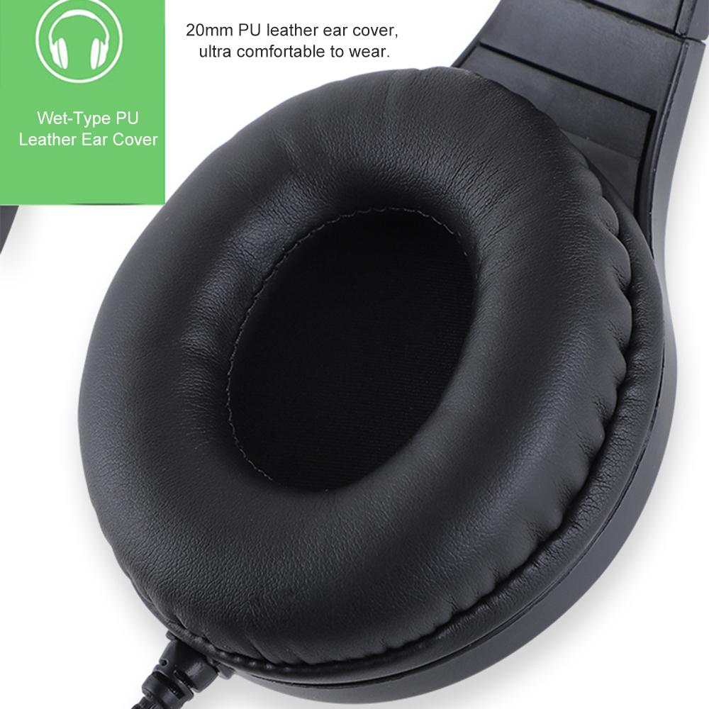 Tai nghe có dây A566H dành cho máy tính dành cho sinh viên Tai nghe loại bỏ tiếng ồn nhẹ với micrô cho giáo dục học tập trực tuyến