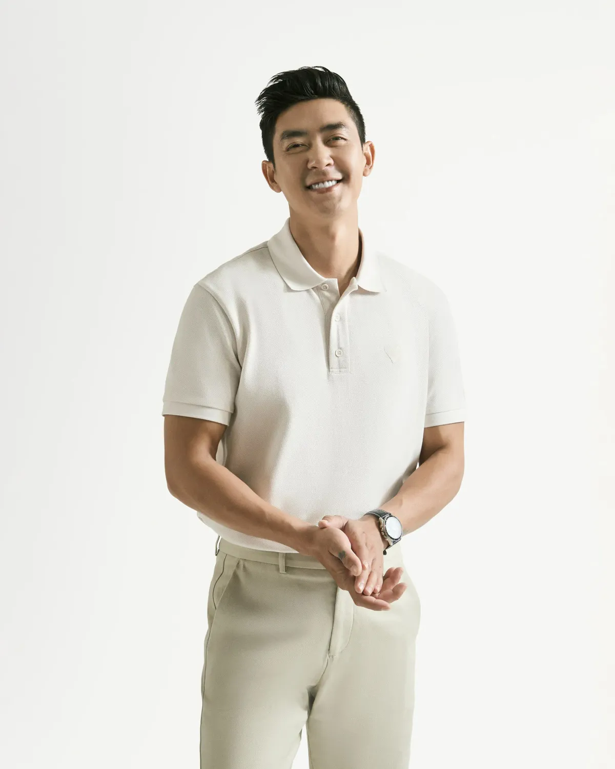 Áo polo tay ngắn nam patch trang trí (3 màu) Form Fitted - ROUTINE 10F24POL016 | ROUTINE CÀ MAU