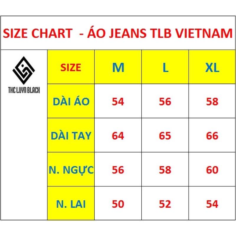 Áo Khoác Jeans Nam Màu Xanh Chất Liệu Cao Cấp Không Phai Phong Cách Đường Phố Năng Động - TLB Vietnam
