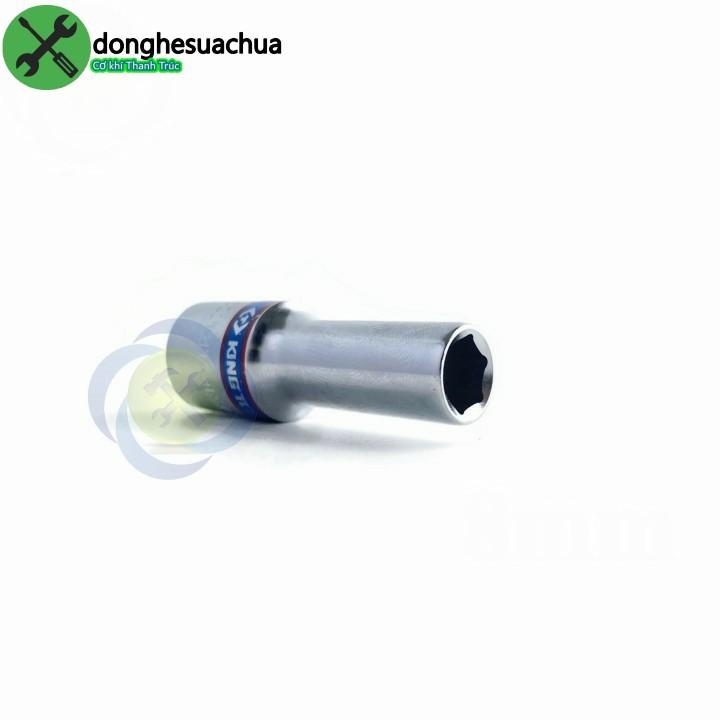 Tuýp 9mm loại 3/8 dài 63mm có 6 cạnh màu trắng Kingtony 323509M