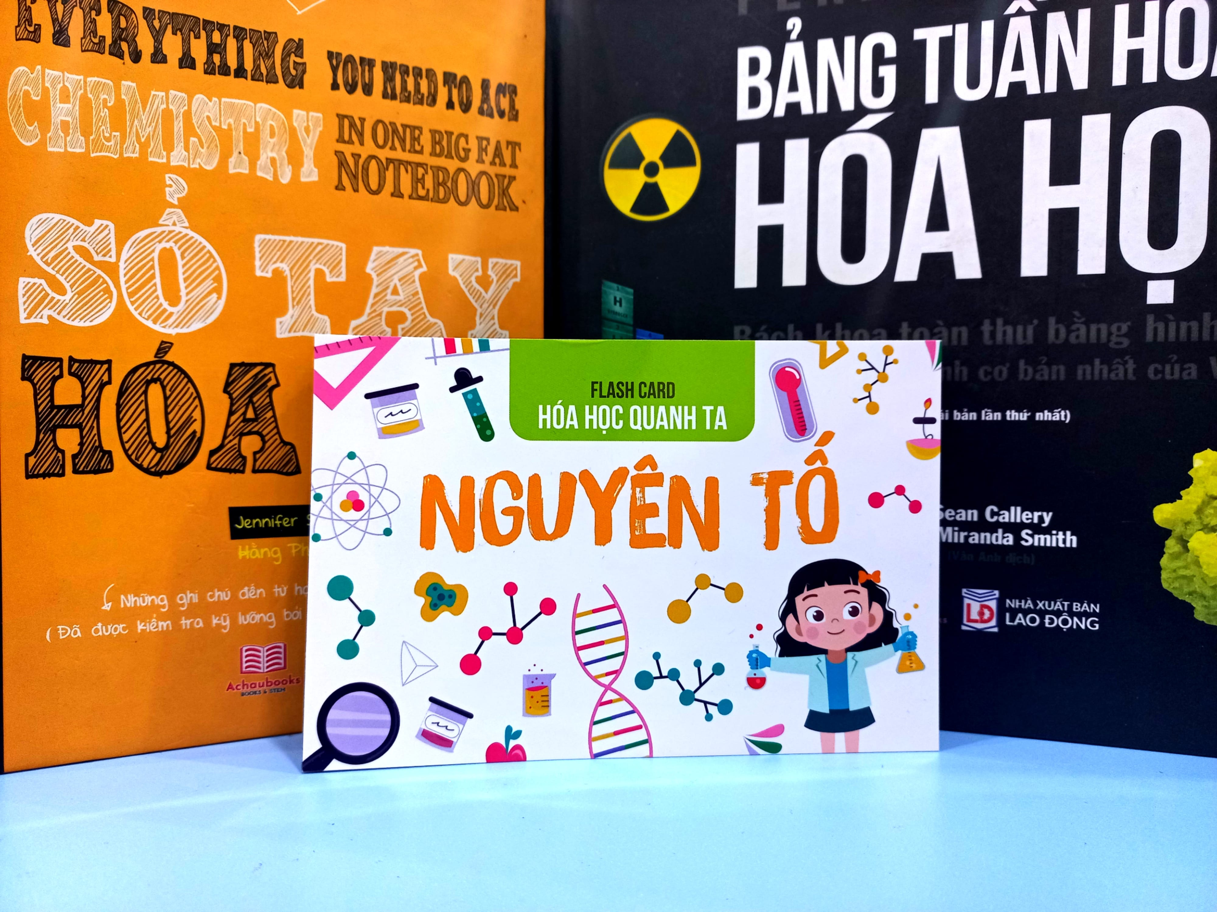 Sách Flash Card Nguyên Tố Hóa Học - Hóa Học Quanh Ta