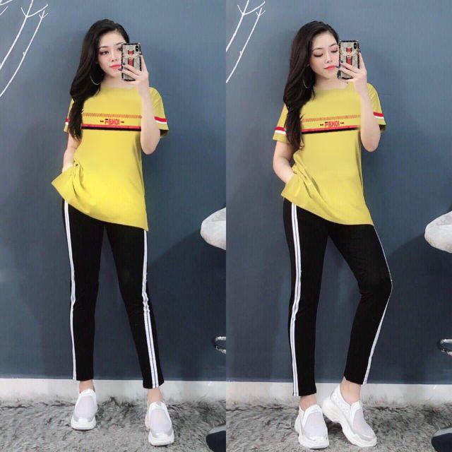 XẢ HÀNG ĐỒ BỘ NỮ FORM RỘNG XẺ TÀ THUN COTTON LOẠI 1 ĐỒ THỂ THAO MẶC Ở NHÀ DẠO PHỐ