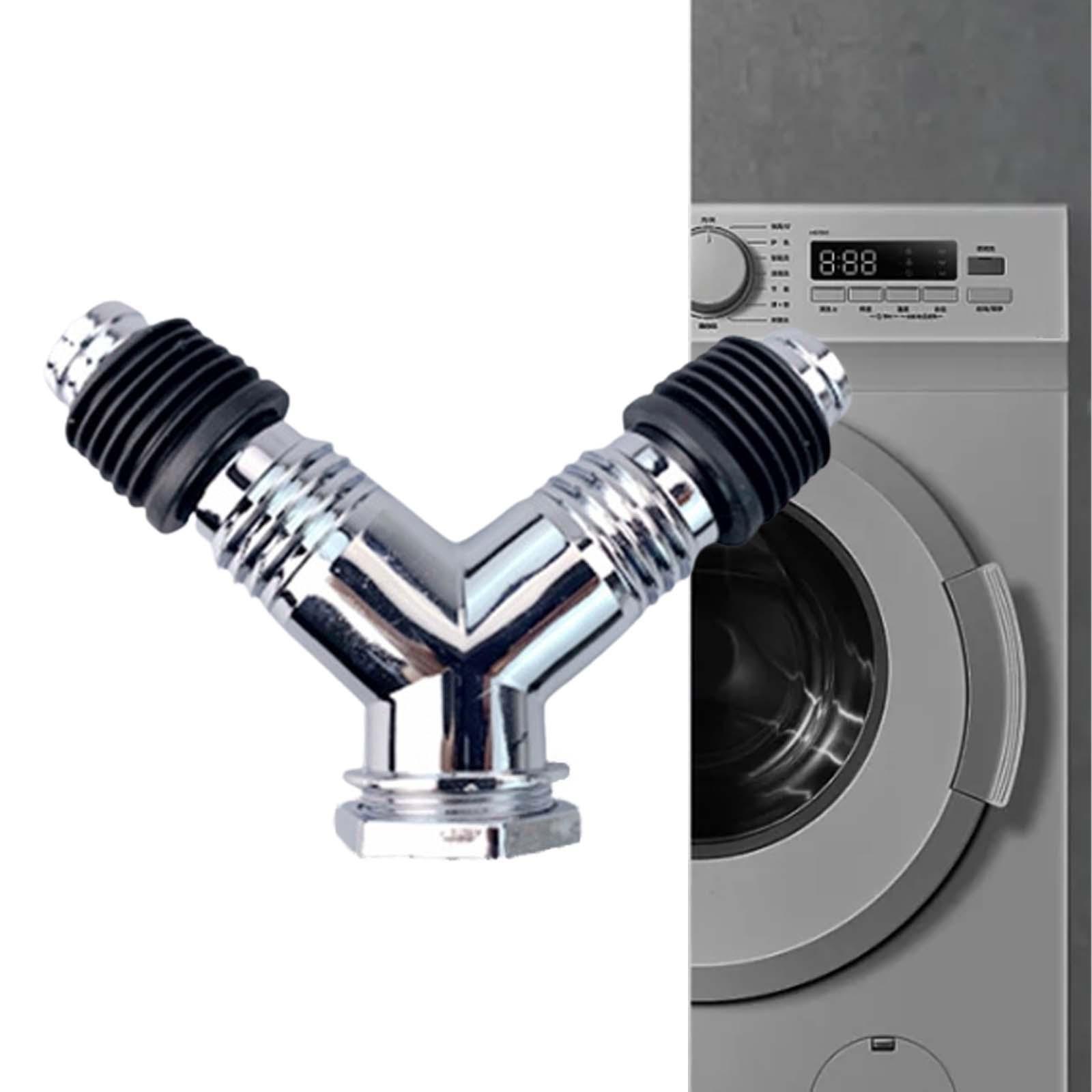 Y Pipe Connector Hose Adapter for Kitchen Washing Machine Bathroom