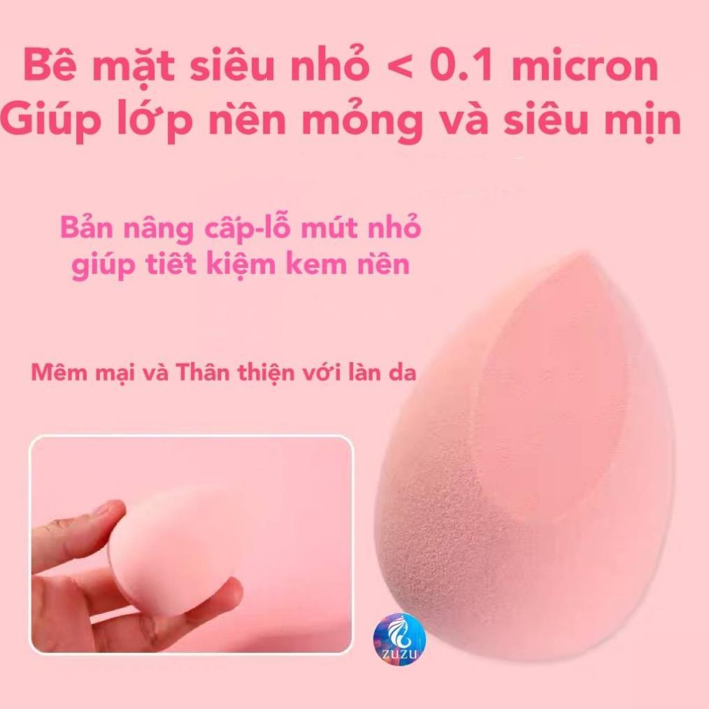 Mút trang điểm, mút tán kem nền dạng giọt nước mềm mại tiện dụng Zu Cosmetics