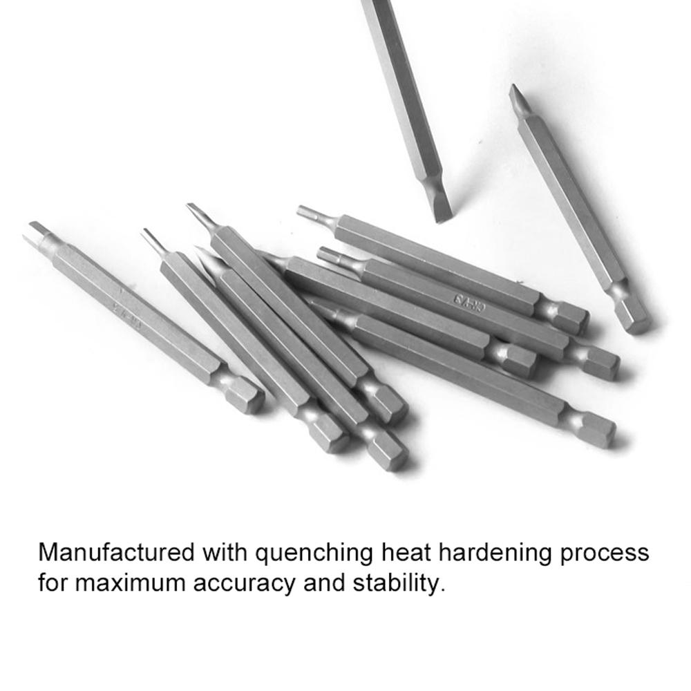 Multifunctional 75mm Carbon Steel Drill Bit Set High Hardness Hand Screwdriver Batchhead Multipurpose Electric Drill Accessory Kit