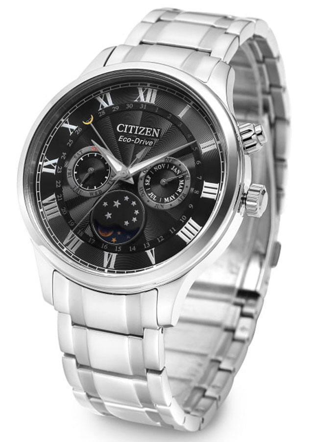 Đồng Hồ Nam Citizen Dây Thép Không Gỉ AP1050-81E - Mặt Đen (Sapphire)