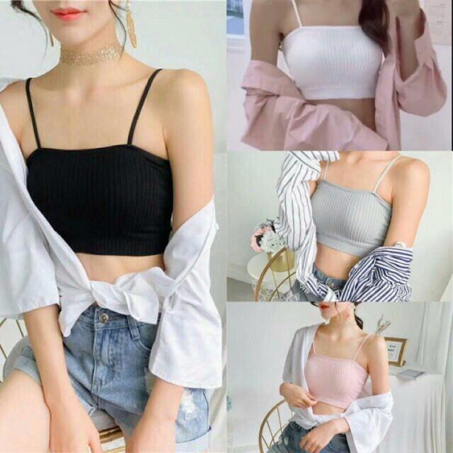 Áo bra gân cotton siêu xinh,siêu chất