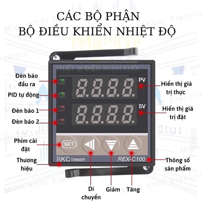 Bộ Điều Khiển Nhiệt Độ RKC Rex-C100,Rex-C700, Đồng hồ nhiệt, bộ khống chế, ngõ ra rơ le, relay, timer