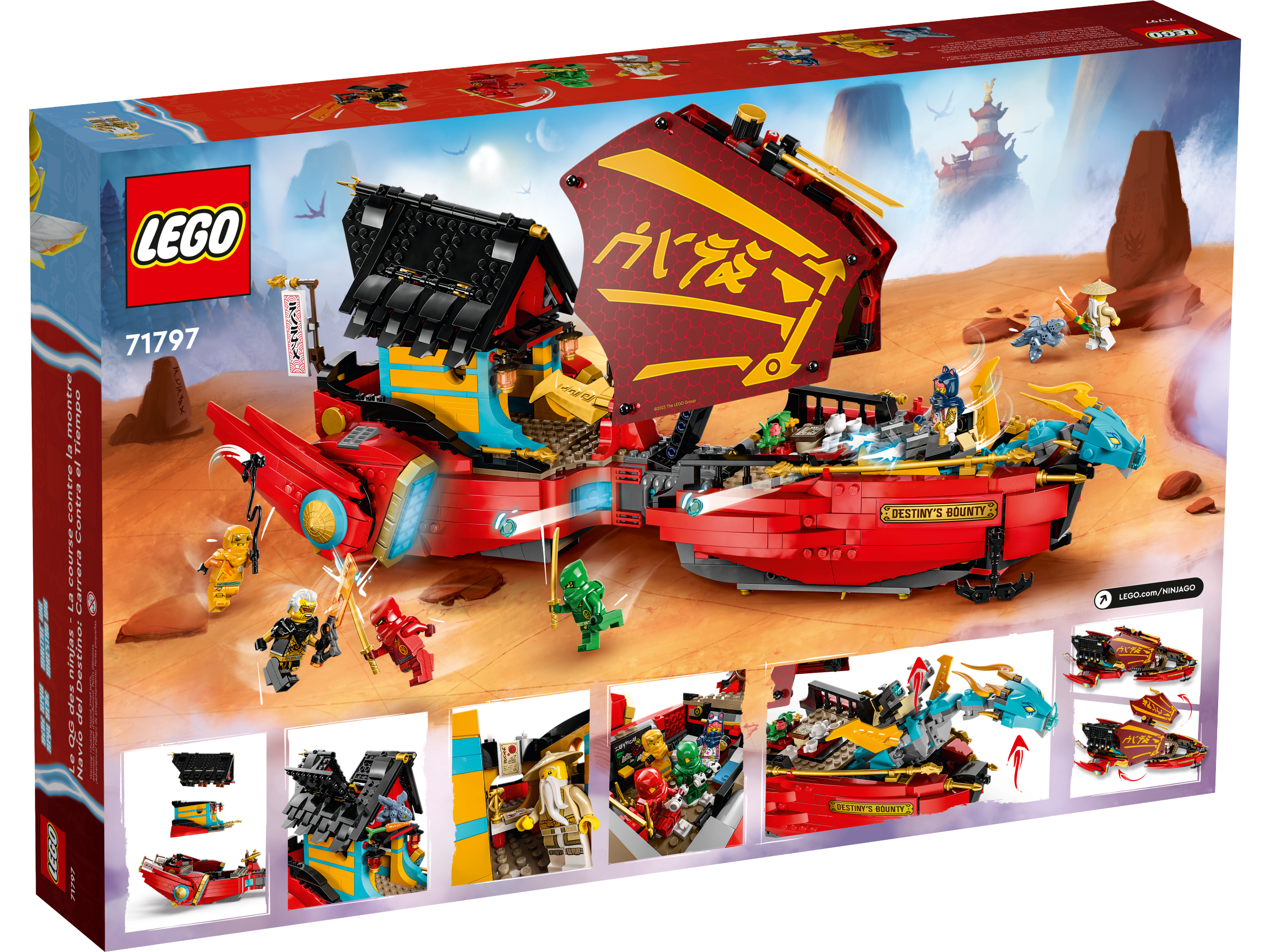 Hình ảnh LEGO NINJAGO 71797 - Chiến hạm Bounty - Cuộc chiến thời gian (1739 chi tiết)