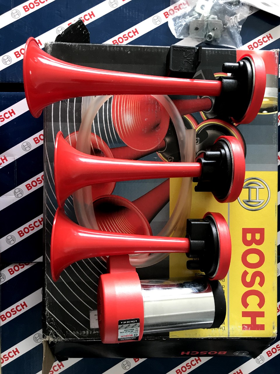 Bộ Còi hơi 12V Bosch Còi 3025 - Xe Tải