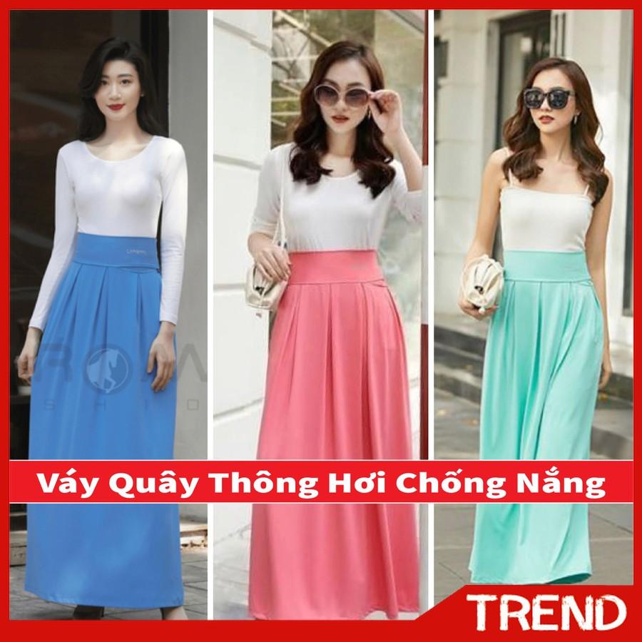 Váy Quây Thông Hơi Chống Nắng Cao Cấp Thoáng Mát Mềm Mại Thời Trang Chống Nắng Chống Bụi Bẩn Chống Gió Mà Rất Tôn Dáng